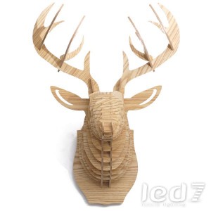 Loft Industry Wood Head Deer Ива