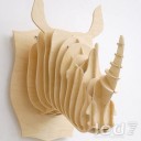 Loft Industry Wood Head Rhino Береза