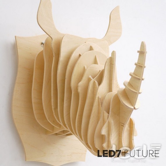 Loft Industry Wood Head Rhino Береза