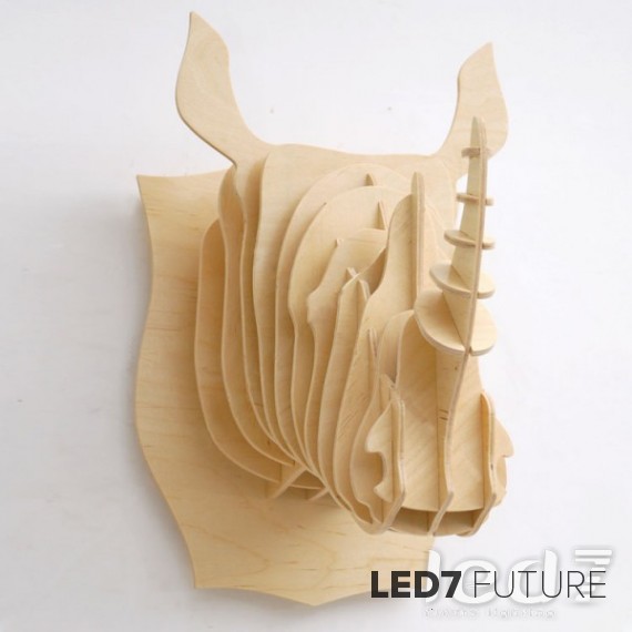 Loft Industry Wood Head Rhino Береза