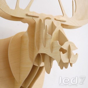 Loft Industry Wood Head Elk S Береза