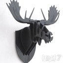 Loft Industry Wood Head Elk S Черный