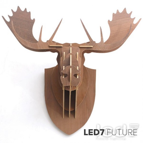 Loft Industry Wood Head Elk S Орех