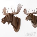 Loft Industry Wood Head Elk S Орех