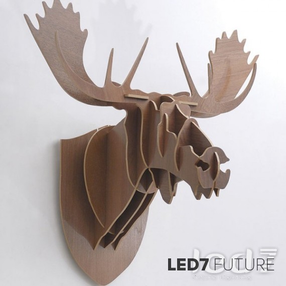 Loft Industry Wood Head Elk S Орех