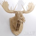 Loft Industry Wood Head Elk S Ива