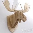 Loft Industry Wood Head Elk S Ива
