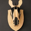 Loft Industry Wood Head Zebra