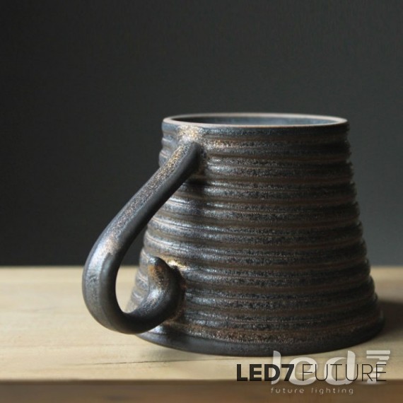 JT Ceramics Rust Ribs Cup