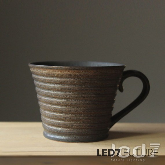 JT Ceramics Rust Ribs Cup