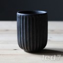 JT Ceramics Black Ribs