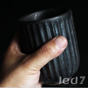 JT Ceramics Black Ribs
