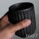 JT Ceramics Black Ribs