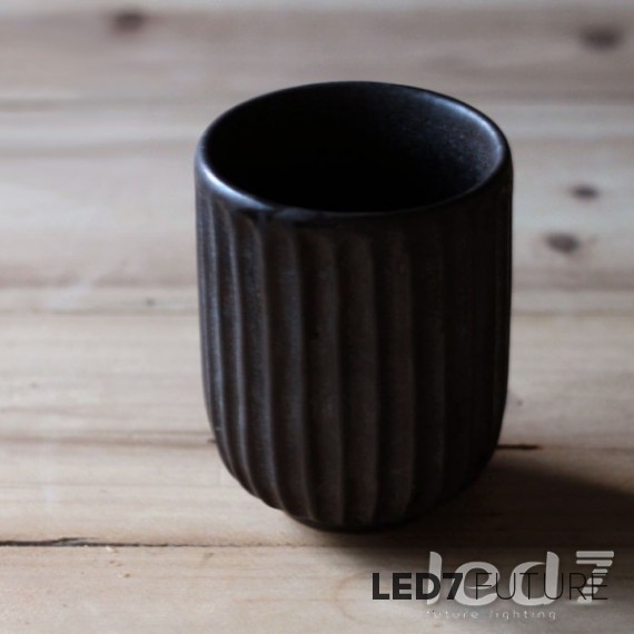 JT Ceramics Black Ribs