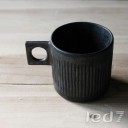 JT Ceramics Black Ribs 2