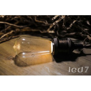 Ретро-лампа Loft Industry Oval ST64 Invisible Led