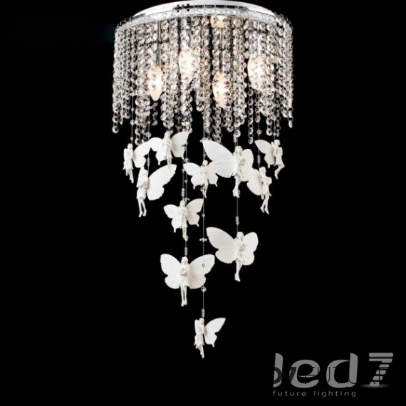 Whiteness Small Angels Chandelier