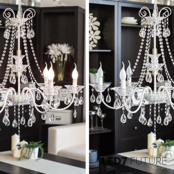 Whiteness White Chandelier 5