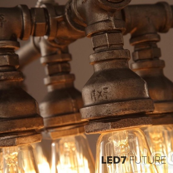 Loft Industry Water Pipe Chandelier 3