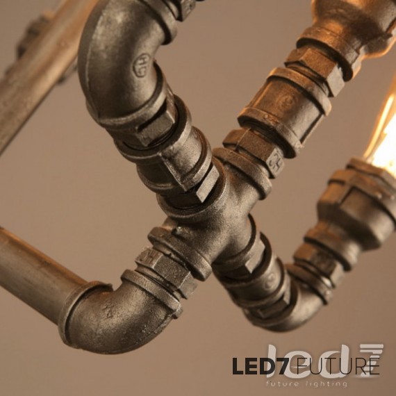 Loft Industry Water Pipe Chandelier