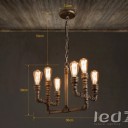 Loft Industry Water Pipe Chandelier