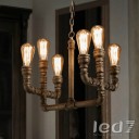 Loft Industry Water Pipe Chandelier