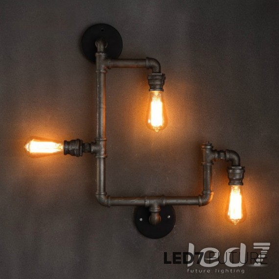Loft Industry Water Wall Pipe