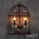 Loft Industry Birdcage Chandelier Wall 2