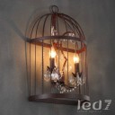 Loft Industry Birdcage Chandelier Wall 2