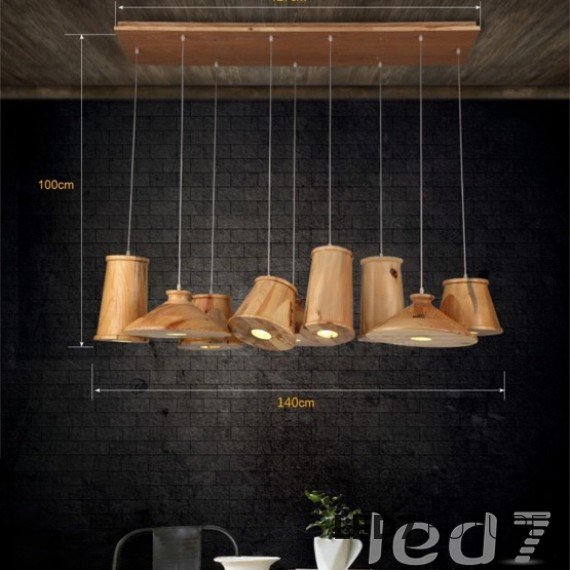 Wood Design Kegs Chandelier