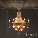 Loft Industry Fabric Bulb Chandelier