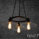 Loft Industry - Clear Cap Chandelier 3