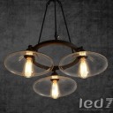 Loft Industry - Clear Cap Chandelier 3