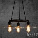 Loft Industry - Clear Cap Chandelier 3