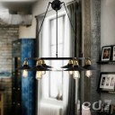 Loft Industry Black Cap Chandelier 6