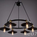 Loft Industry Black Cap Chandelier 6