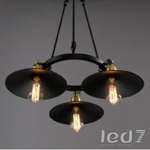 Loft Industry Black Cap Chandelier 3
