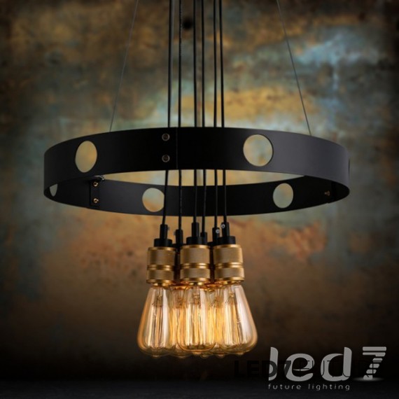 Loft Industry Lux Gold Holder Chandelier 2