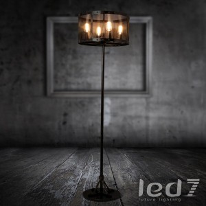 Loft Industry Drum Light Floor