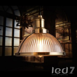Loft Industry Ribbed Glass Shade 2