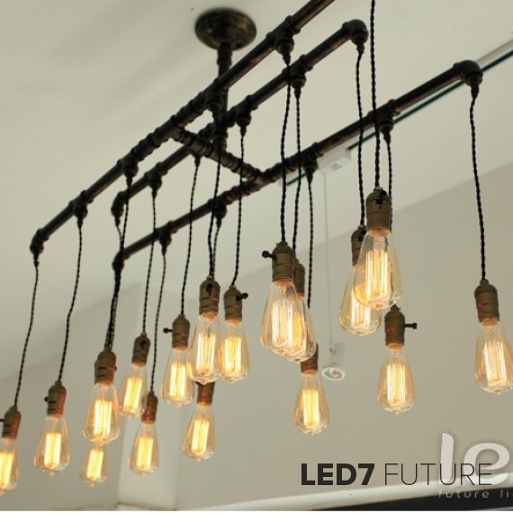 Loft Industry Water Pipes Chandelier