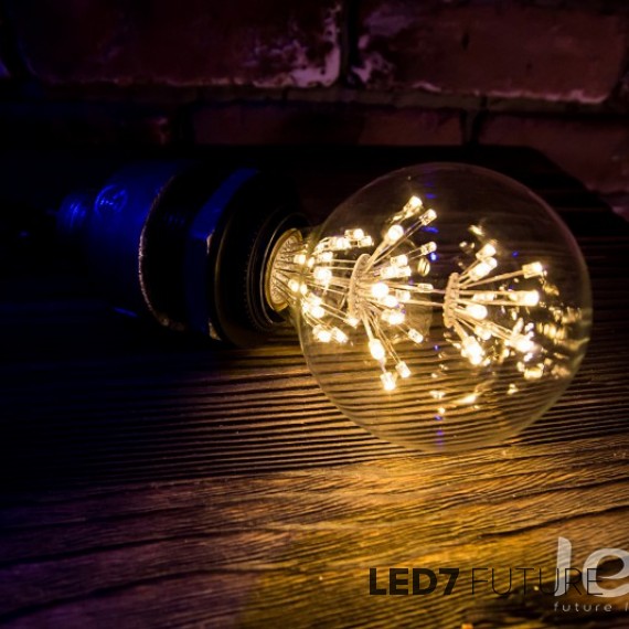 Ретро-лампа - Loft Industry Globe G80 Twinkle LED