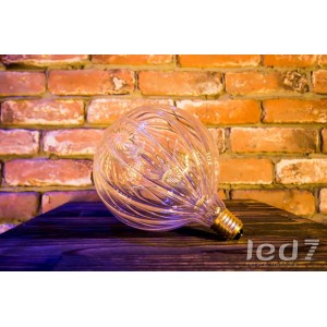 Ретро-лампа - Loft Industry Globe G150 Twinkle Rib LED 