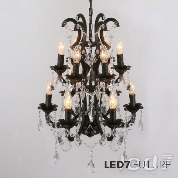 Loft Industry - 19th Rococo Crystal 2Row