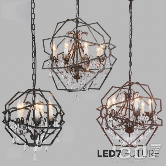 Loft Industry - Circle Cage Crystall Candle V2