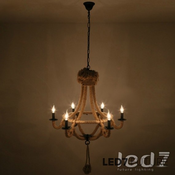 Loft Industry - Rope Grand Chandelier