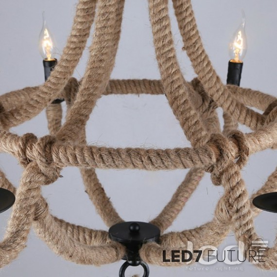 Loft Industry - Rope Grand Chandelier