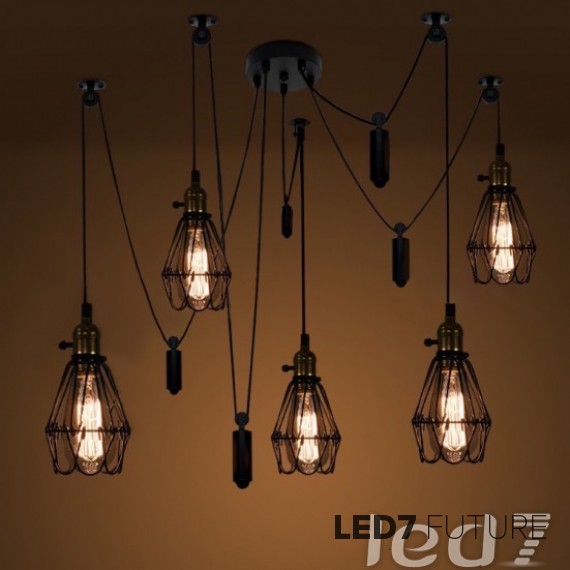 Loft Industry - Wire Holder Chandelier