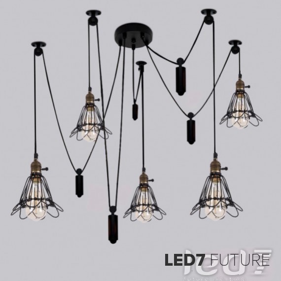 Loft Industry - Wire Holder Chandelier