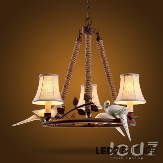 Loft Industry - Antique Birds Rust-S